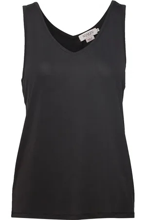 Soaked in Luxury Slcolumbine Tank Top Black