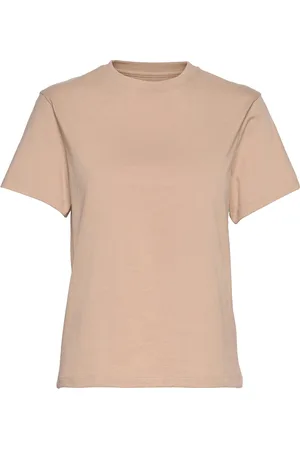 Bread & Boxers Crew Neck Regular Beige