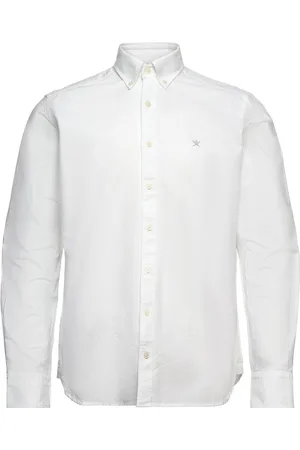 Hackett Washed Oxford White