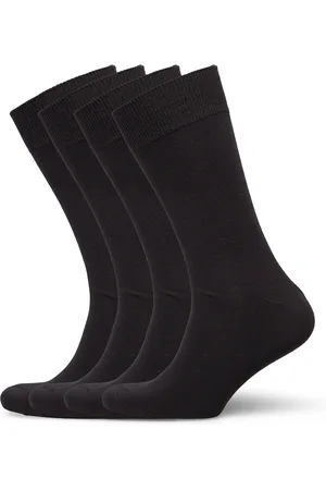 Topeco Socks 4P, Cotton Black