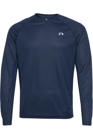 Newline Men Core Running T-Shirt L/S Navy