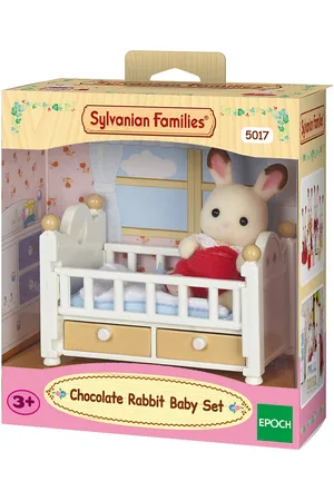 Sylvanian Families Chocolate Rabbit Baby Set Patterned