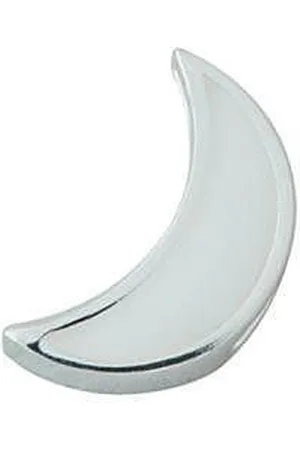 Design Letters Enamel Moon Charm White