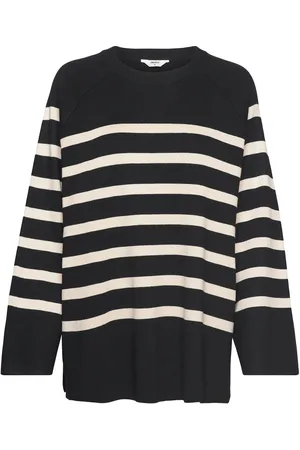 Object Objester Ls Knit Top Noos Black