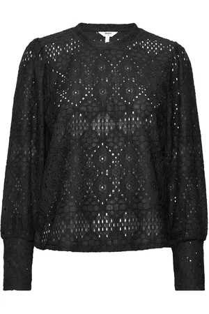 Object Objfeodora L/S Top Noos Black