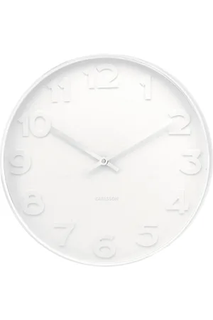 Karlsson Wall Clock Mr. Numbers White