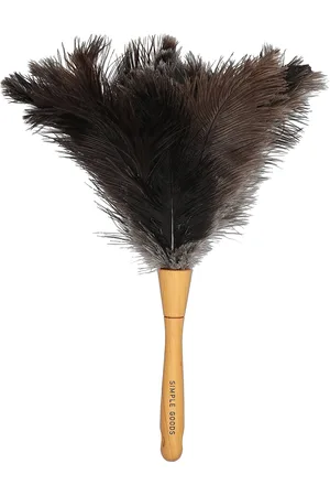 Simple Duster Ostrich Feathers Patterned