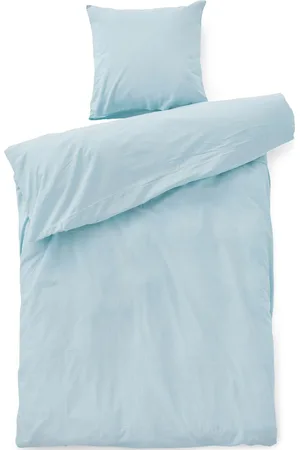 Compliments St Bed Linen 140X200/60X63 Cm Blue