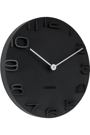 Karlsson Wall Clock On The Edge Black