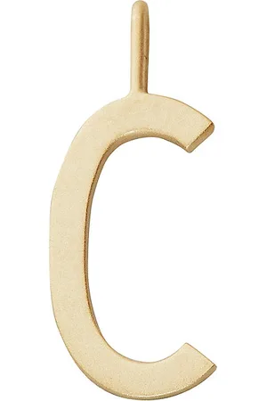 Design Letters 16Mm Matt 18K Gold Plated Silver A-Z Gold