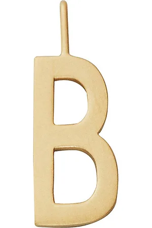 Design Letters 16Mm Matt 18K Gold Plated Silver A-Z Gold