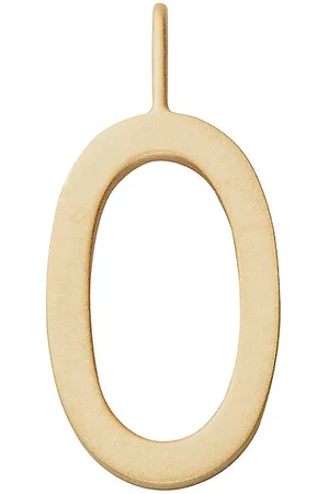 Design Letters 16Mm Matt 18K Gold Plated Silver A-Z Gold