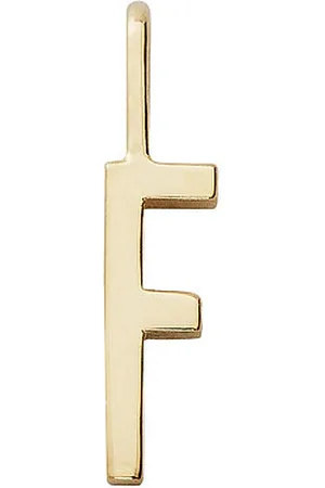 Design Letters 10Mm 18K Gold Plated Silver A-Z Gold