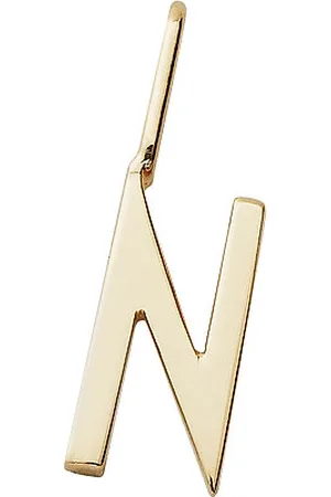 Design Letters 10Mm 18K Gold Plated Silver A-Z Gold