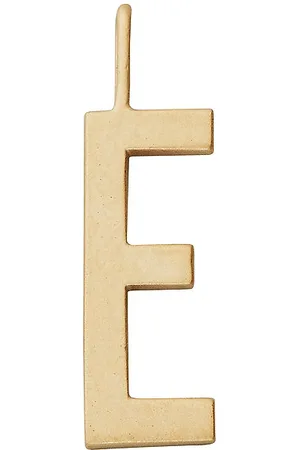 Design Letters 16Mm Matt 18K Gold Plated Silver A-Z Gold