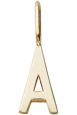 Design Letters 10Mm 18K Gold Plated Silver A-Z Gold