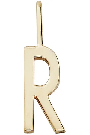 Design Letters 10Mm 18K Gold Plated Silver A-Z Gold