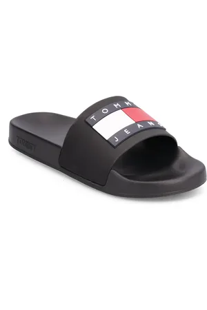 Tommy Hilfiger Tommy Jeans Flag Pool Slide Black
