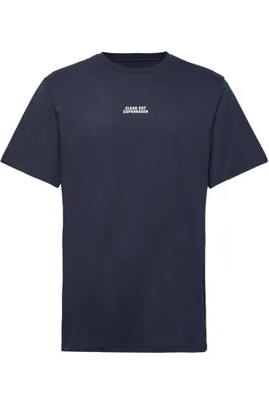 Clean Cut Cohen Brushed Tee Ss Navy