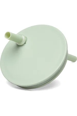 Design Letters Straw Lid Green