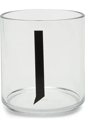 Design Letters Kids Personal Drinking Glass A-Z White