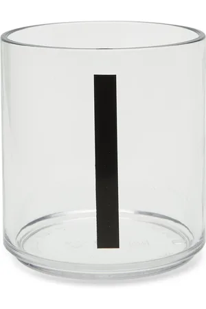 Design Letters Kids Personal Drinking Glass A-Z White