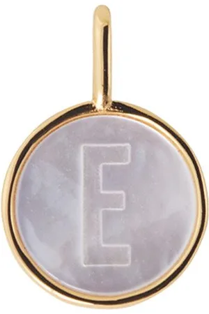 Design Letters Pearl Charm Gold A-Z Gold