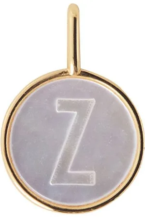 Design Letters Pearl Charm Gold A-Z Gold