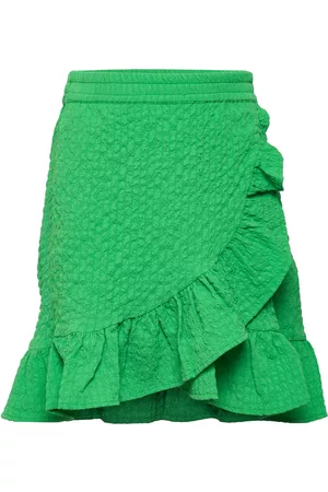 KIDS ONLY Kogdani Fake Wrap Skirt Wvn Green