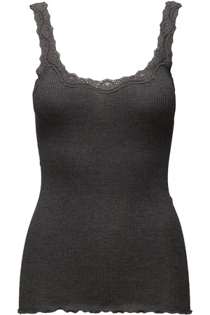 Rosemunde Rwbabette Sl Deep Back Lace Top Black