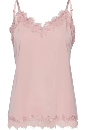 Freequent Top From Freequent In A Light Material. The Top Has A Simple Silhouette With Nar Pink