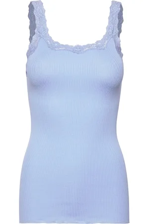 Rosemunde Rwbabette Sl Deep Back Lace Top Blue