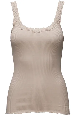Rosemunde Rwbabette Sl Deep Back Lace Top Beige