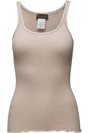 Rosemunde Rwbelle U-Neck Strap Elastic Top Beige