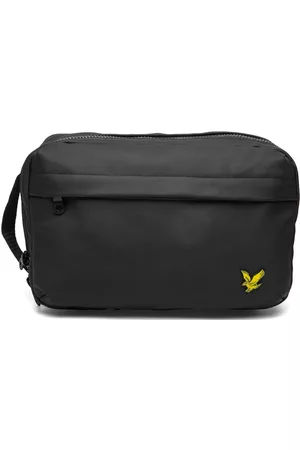 Lyle & Scott Mænd Tasker - Coated Wash Bag Black