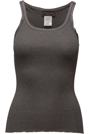 Rosemunde Rwbelle U-Neck Strap Elastic Top Grey