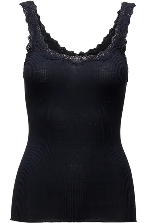 Rosemunde Rwbabette Sl Deep Back Lace Top Navy