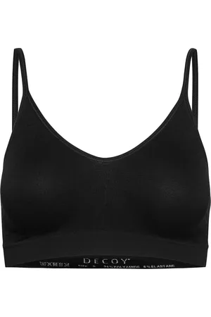 Decoy Bra Top W/Narrow Straps Black