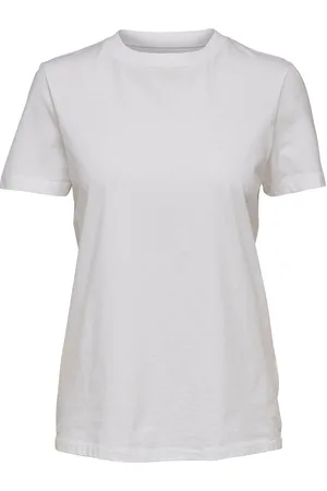 SELECTED Slfmy Perfect Ss Tee Box Cut B Noos White