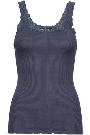 Rosemunde Rwbabette Sl Deep Back Lace Top Blue