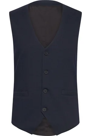 Clean Cut Milano Jersey Waistcoat Navy