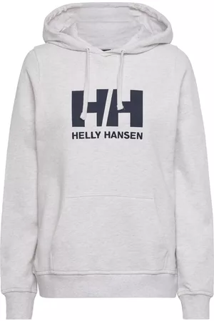 Helly Hansen Kvinder Sweatshirts - W Hh Logo Hoodie Grey