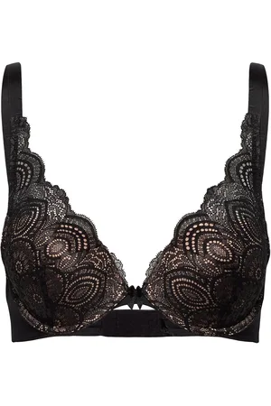 Wonderbra Glamour Refined Triangle Bra Black