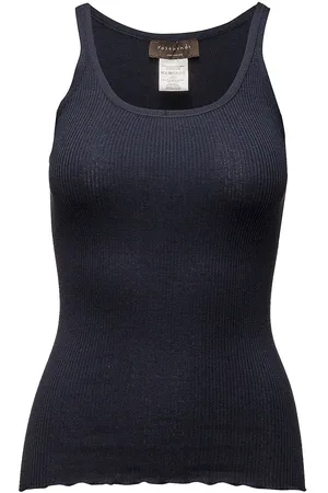 Rosemunde Rwbelle U-Neck Strap Elastic Top Navy