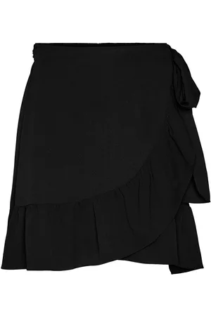 VERO MODA Vmcita Bobble Wrap Skirt Noos Black