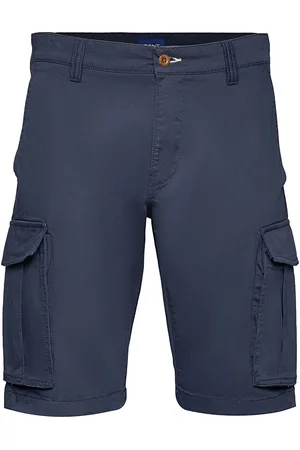 GANT Relaxed Twill Cargo Shorts Blue