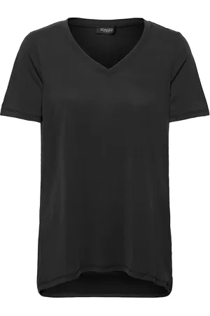 Soaked in Luxury Slcolumbine Over T-Shirt Ss Black