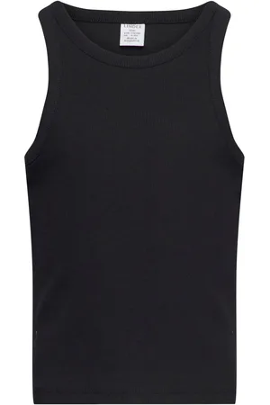 Lindex Tank Top Rib Black