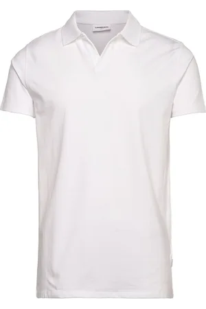 Lindbergh Stretch Polo Shirt S/S White