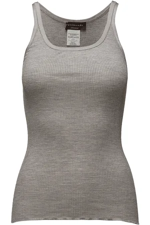 Rosemunde Rwbelle U-Neck Strap Elastic Top Grey
